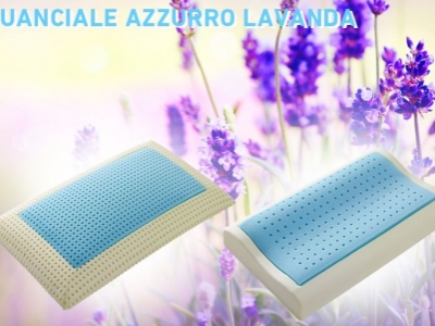 Presentazione guanciale Azzurro Lavanda
