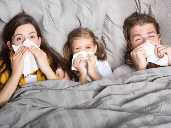 Riposare bene anche con l’influenza