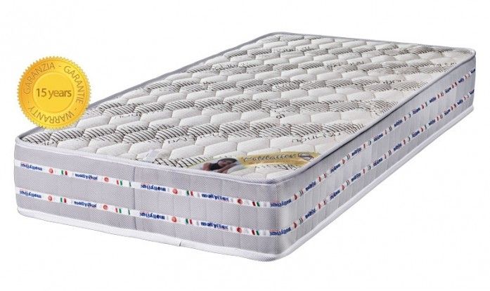 Roll vacuum mattress with wool merinos